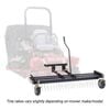 Jrco 60 Inch 47-Tine Rake Dethatcher for Kubota Z700, small image number 2