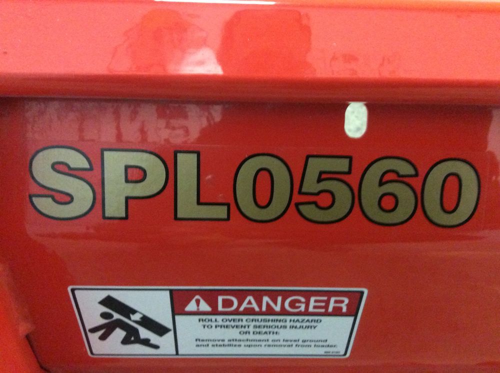Land Pride SP0560 60 Inch SPL05 Series Loader Snow Pusher, large image number 5