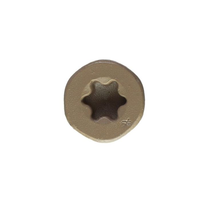 Simpson Strong-Tie #10x3 In. Tan Deck-Drive T25 Drive Flat Head Exterior Wood Screw, large image number 4