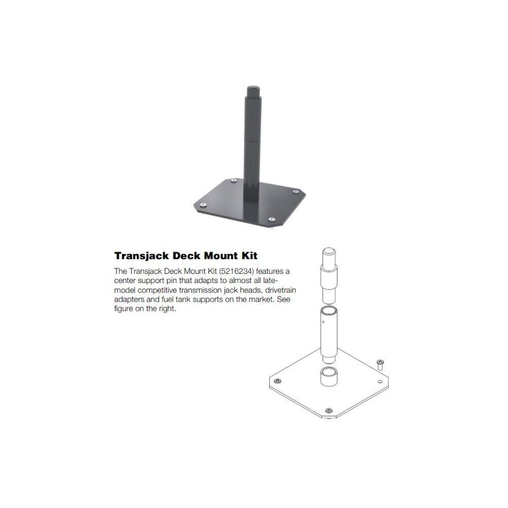 Bendpak Transjack Deck Mount Kit for Electric-Hydraulic Lift Tables, large image number 3