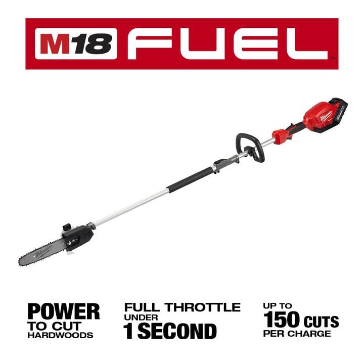 Milwaukee M18 FUEL 10inch Pole Saw Kit with QUIK LOK Reconditioned, large image number 2