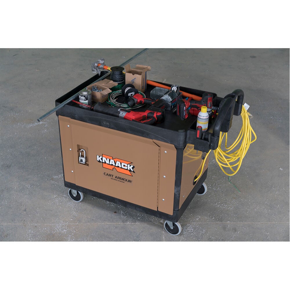 Knaack box clearance for rubbermaid cart
