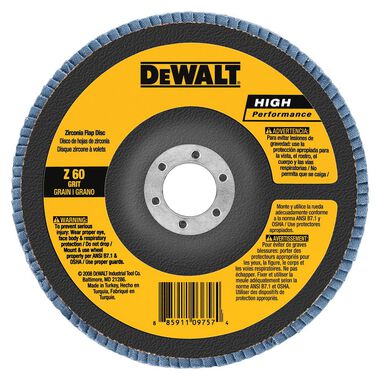 DEWALT 4-1/2 In. x 5/8 In. to 11 120 g Type 29 HP Flap Disc