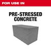 Milwaukee 2 in. Pre-stressed Diamond Wet Core Bit, small image number 2