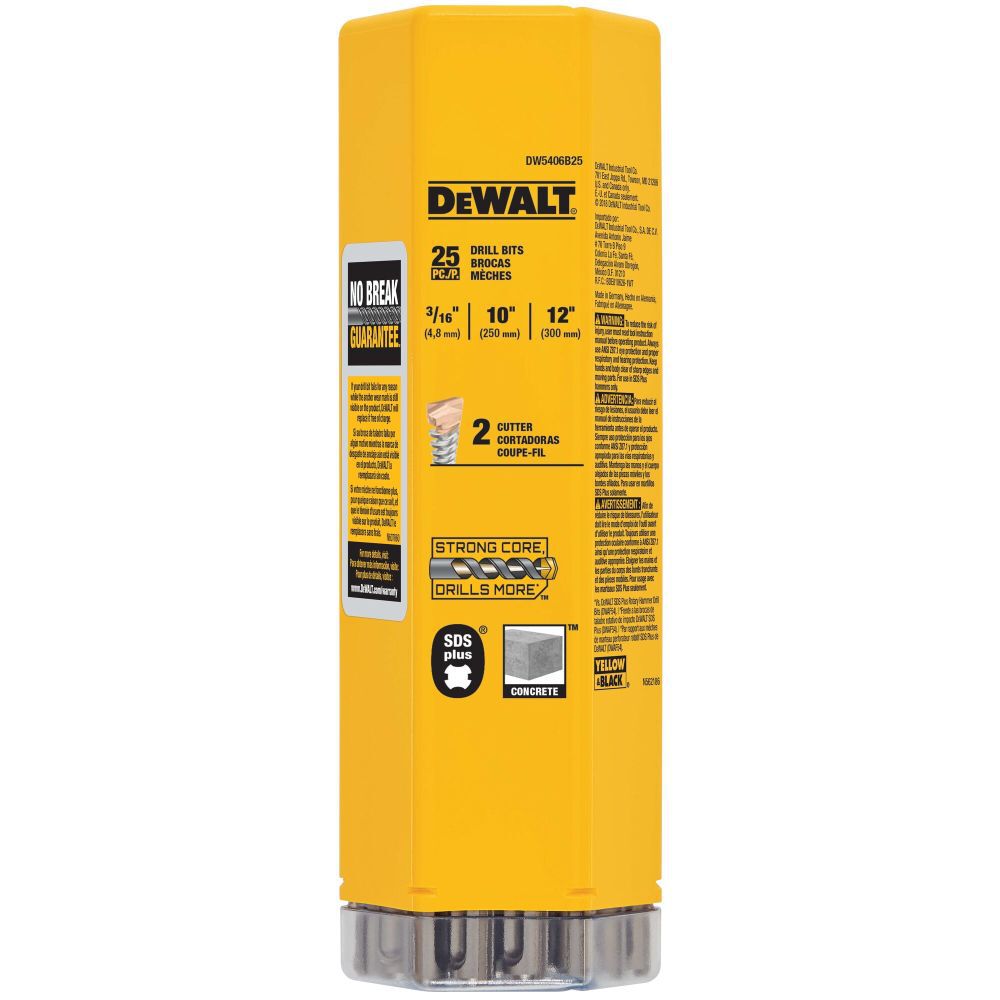 DEWALT 3/16" X 10" X 12" SDS+ Hammer Bit, large image number 7