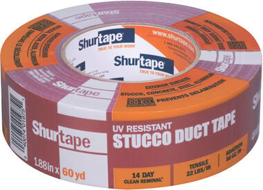 Shurtape PC 667 Duct Tape Outdoor Stucco Red 48mm x 55m, large image number 0