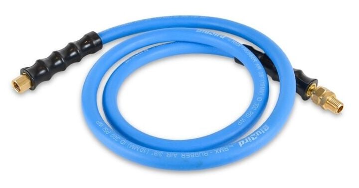 BluBird 1/2 Inch x 5 Ft. Rubber Whip/Snubber Air Hose, large image number 2