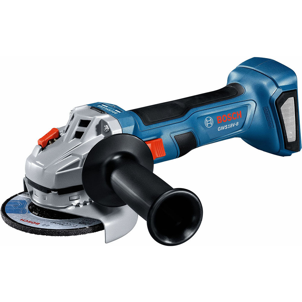 Bosch 18V Brushless 4 1/2in Angle Grinder with Slide Switch (Bare Tool) - GWS18V-8N