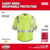 Milwaukee High Vis Safety Vest Yellow Class 3 Mesh AR/FR Cat 1 S/M, small image number 4