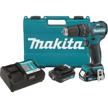Makita 12V Max CXT 3/8in Hammer Driver Drill Kit, large image number 0