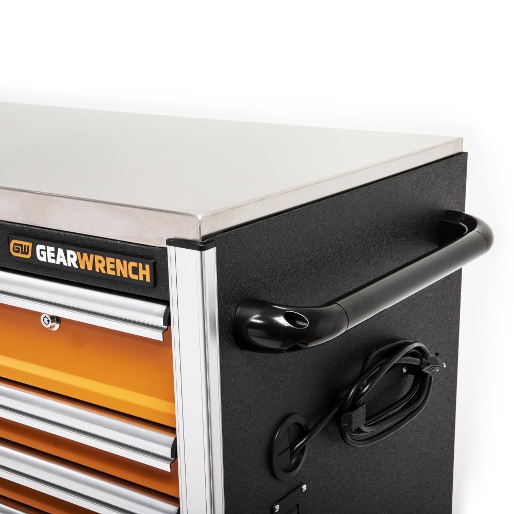 GEARWRENCH 72 in 18 Drawer Rolling Tool Cabinet with Stainless Steel Worktop, large image number 8
