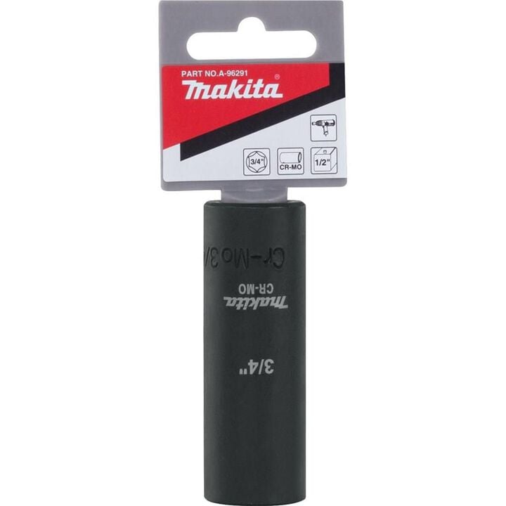 Makita 3/4 in. Deep Well Impact Socket 1/2 in. Drive, large image number 3