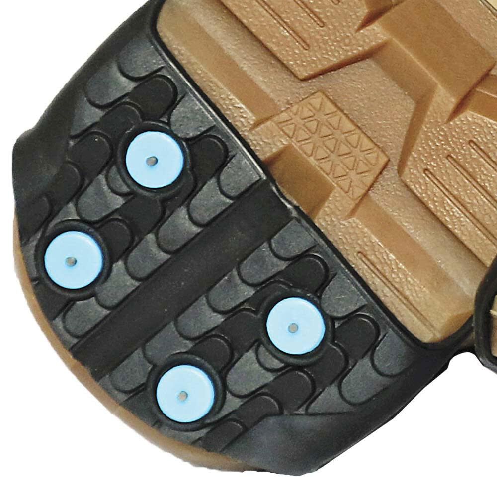 Due North All Purpose Over the Shoe, Slip Resistant Footwear Traction Aid with Grip Carbide Spikes, Pulse Grip Tread Pattern, large image number 3