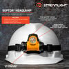 Streamlight Septor Headlamp LED Multi-Purpose with Three AAA Batteries & Hard Hat Headstraps Yellow, small image number 3
