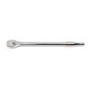 GEARWRENCH 120XP 1/4 Inch Drive Full Polish Chrome Extra Long Handle Teardrop Ratchet, small image number 1