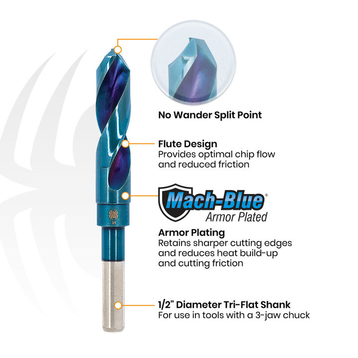 Spyder 21/64 Inch Hex Shank Drill Bit, large image number 1
