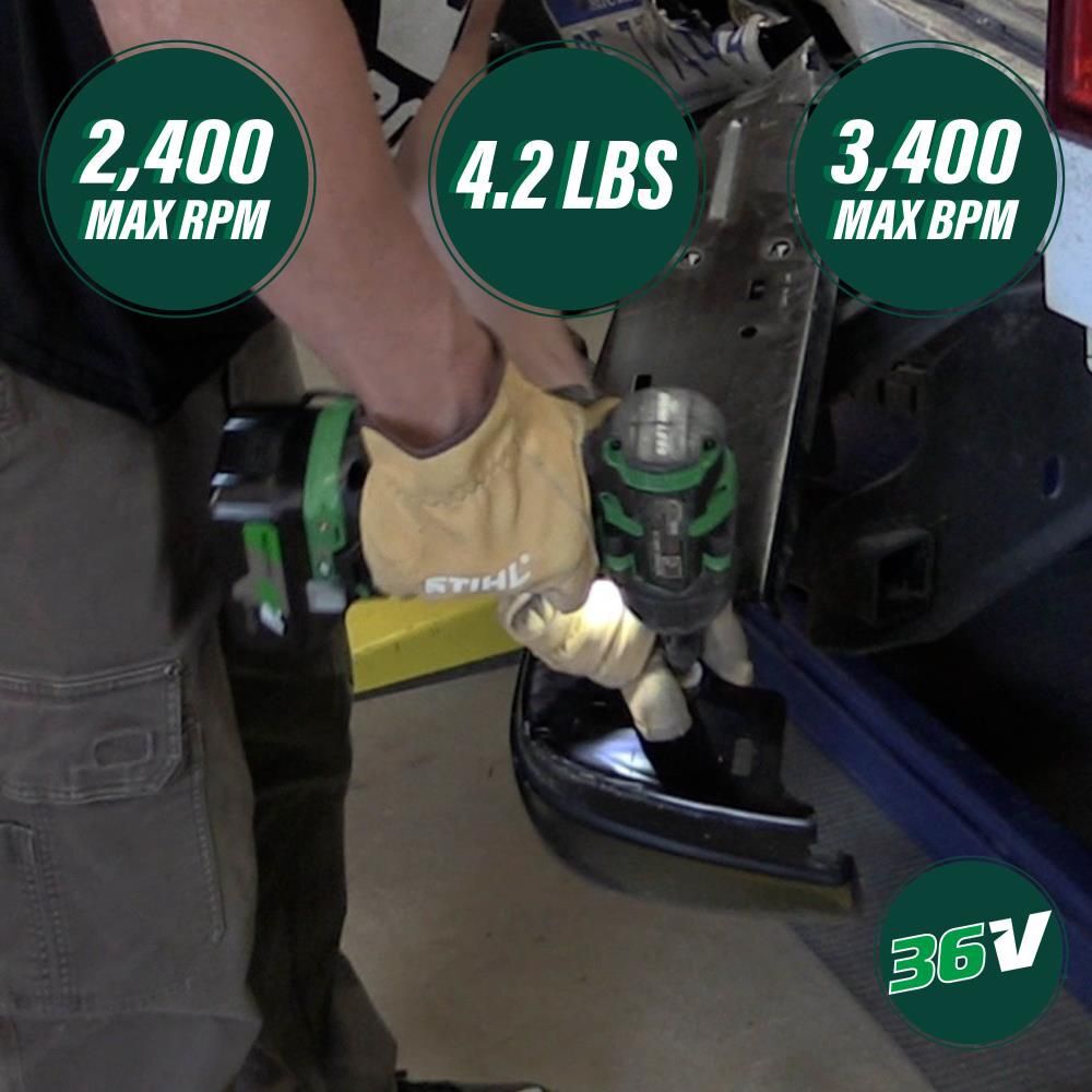 Metabo HPT 36V MultiVolt 1/2in Mid Torque Impact Wrench (Bare Tool), large image number 2