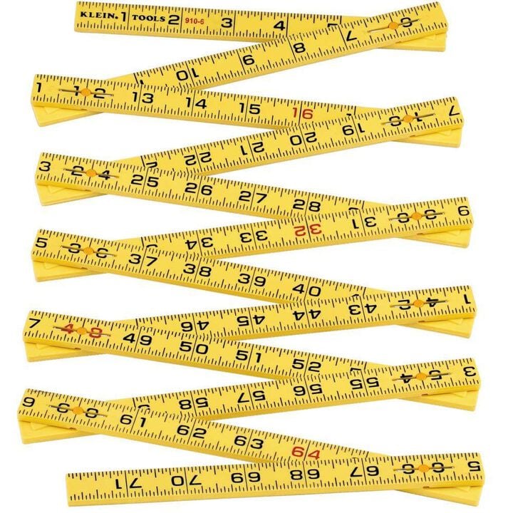 Klein Tools Fiberglass Folding Rule Inner Read, large image number 4
