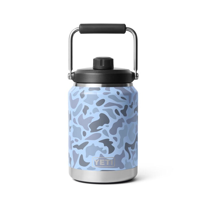 YETI Rambler Half Gallon Water Jug Blue Camo
