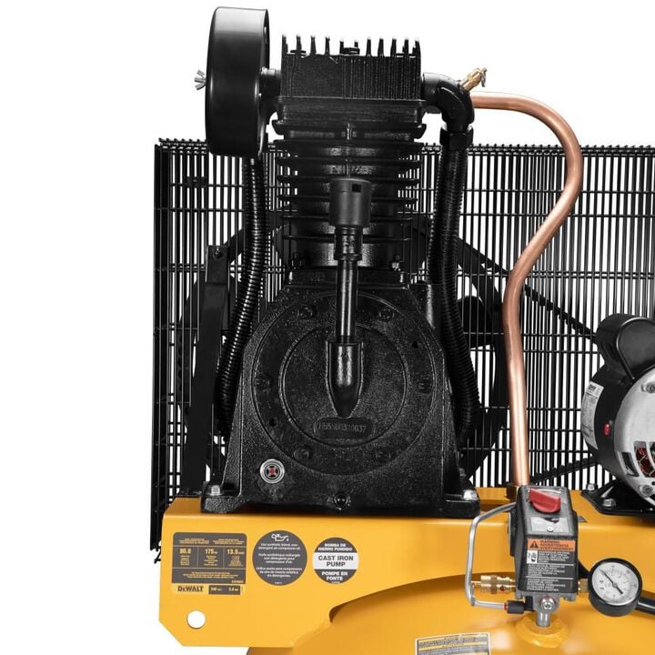 DEWALT 80 Gallon Vertical Two Stage 5.0 HP 175 PSI Stationary Air Compressor, large image number 5