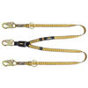 DEWALT 6 ft External Energy Absorber TieBack Twin Leg Lanyard with Hook, small image number 1