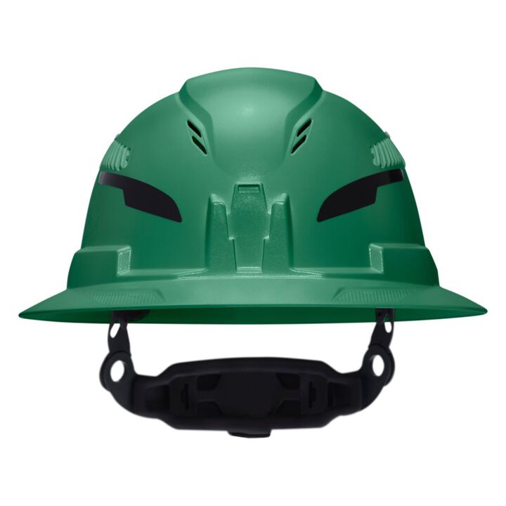Klein Tools Class C Type-2 Hard Hat Vented Full Brim with Strap Green