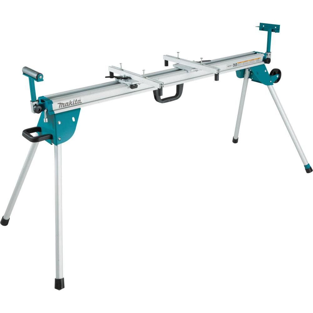 Makita 8-1/2 Inch Slide Compound Miter Saw & Folding Miter Saw Stand Bundle, large image number 3