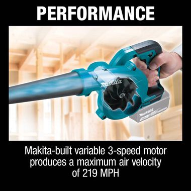 Makita 18V LXT Lithium-Ion Cordless Blower (Bare Tool), large image number 2