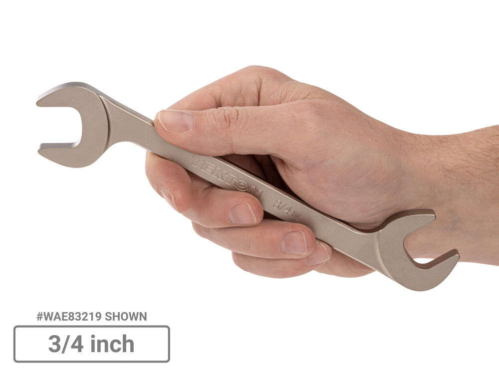 Tekton Angle Head Open End Wrench Set, 23-Piece (1/4 - 1-1/2 Inch), large image number 2