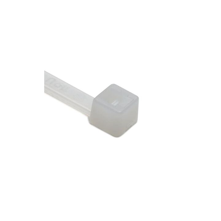 HellermannTyton PA66 Natural 30 Lbs Tensile 6 in Long UL Rated Cable Tie 100qty