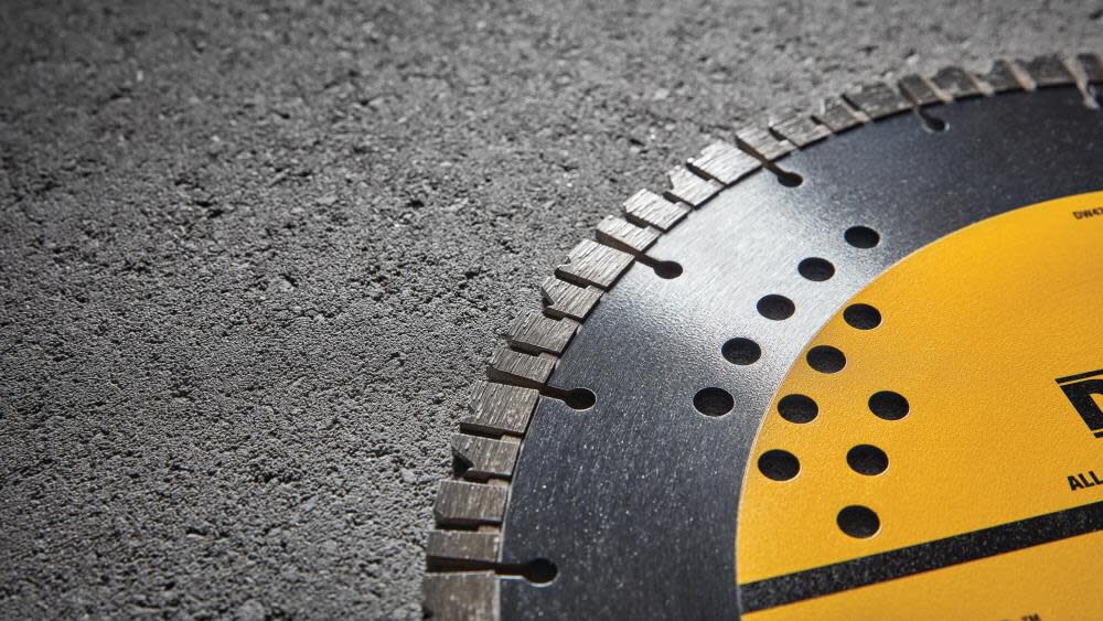 DEWALT XP All-Purpose 14 Inch Segmented Rim Diamond Blade for Fast Cutting in General Purpose Concrete, large image number 3