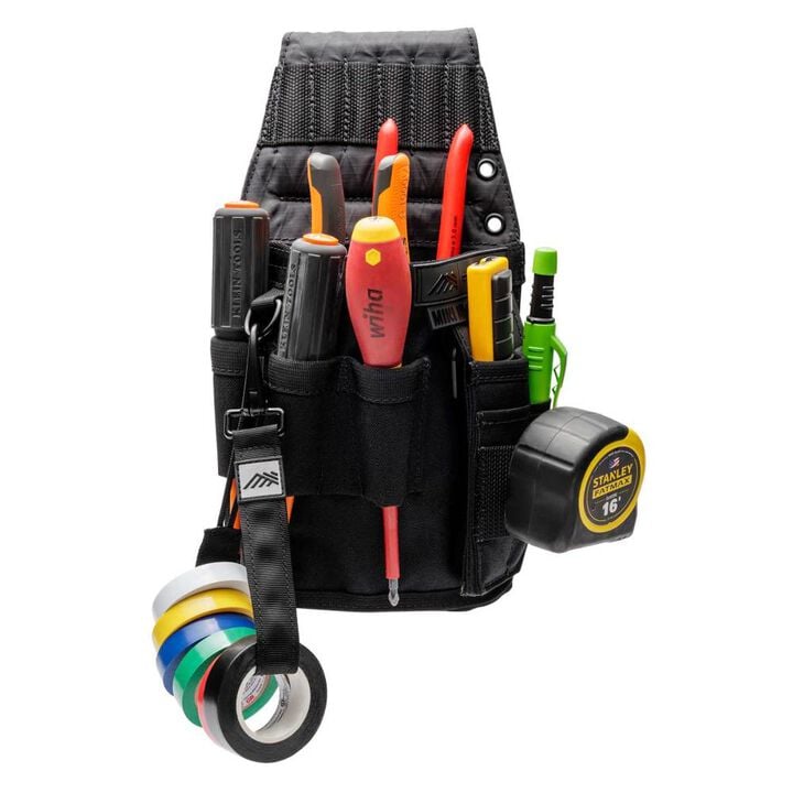 Diamondback Toolbelts Mini Niko X Right Side Pouch for Drivers/Lineman Pliers, Black, large image number 4