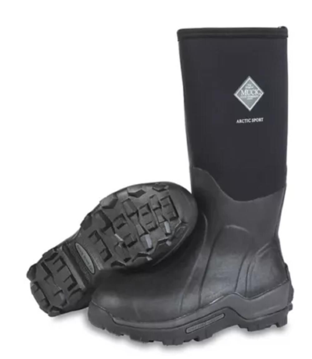 Mens steel top toe muck boots