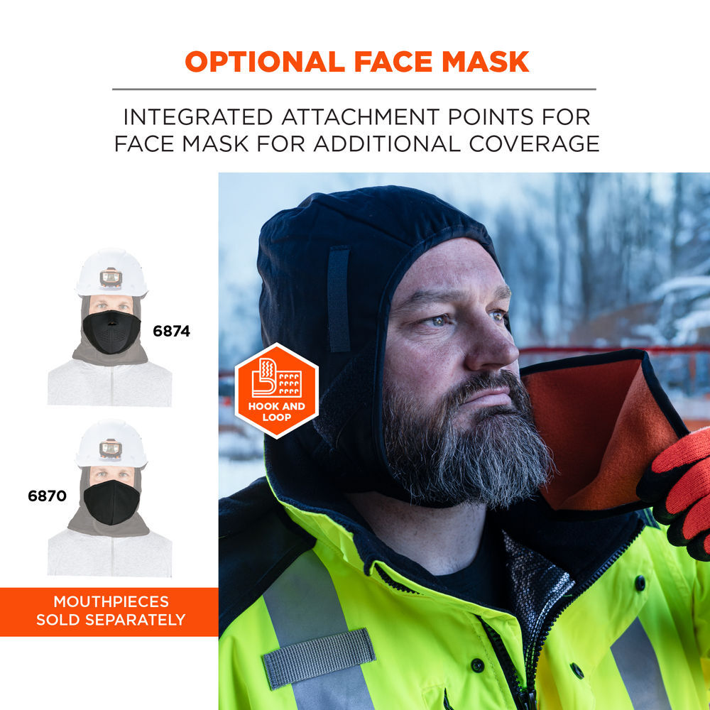 Ergodyne 2 Layer Winter Liner Regular Cotton, large image number 6