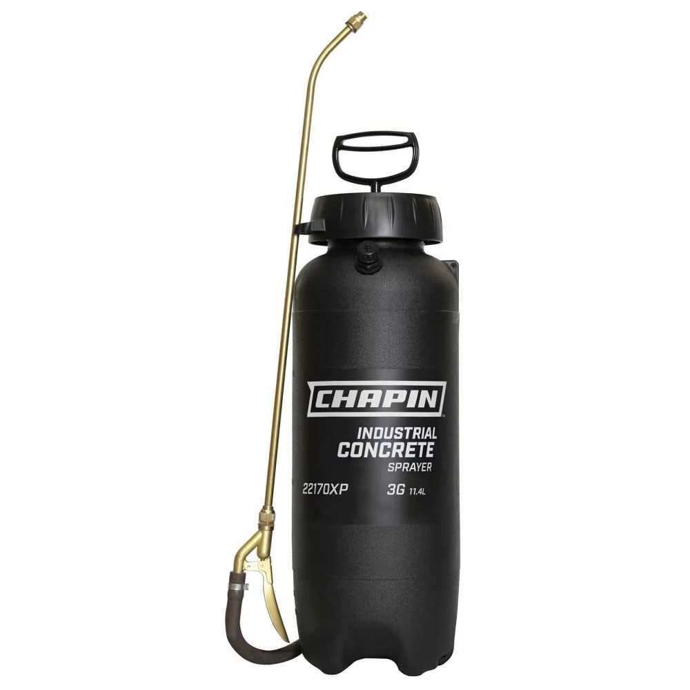 Chapin Mfg 3 Gallon Industrial Concrete Sprayer for Curing Compounds Form Oils Waterproofing and Coatings, large image number 1