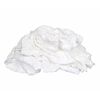 Buffalo Industries Recycled White T Shirt Cloth Rag 50 Lb Box, small