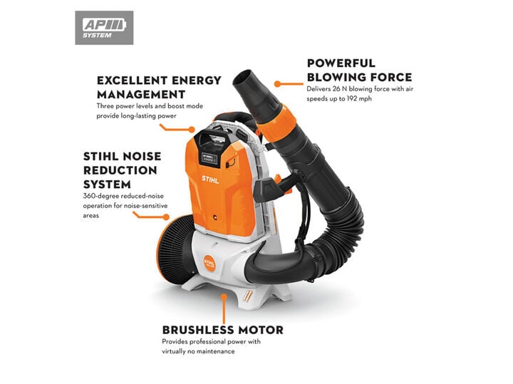 Stihl BGA 300.1 36V 571 CFM Battery Powered Cordless Blower (Bare Tool), large image number 2