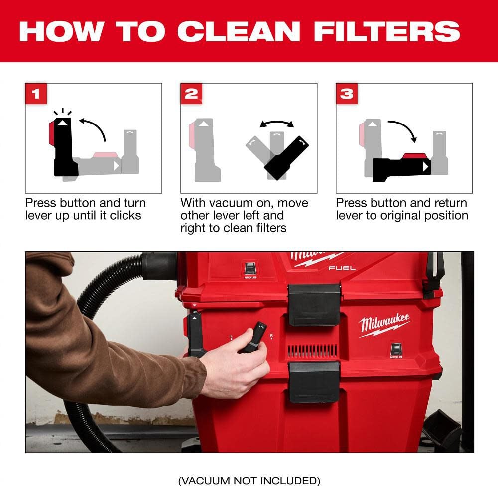 Milwaukee NEXUS Dedicated Filter Cleaner, large image number 5