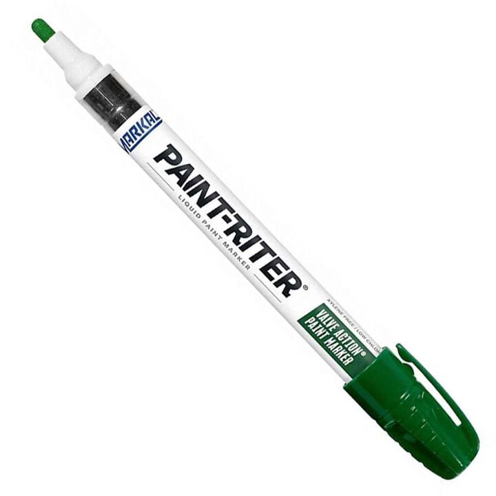 Markal Paint-Riter Valve Action 1/8 Inch Tip Liquid Paint Marker Green