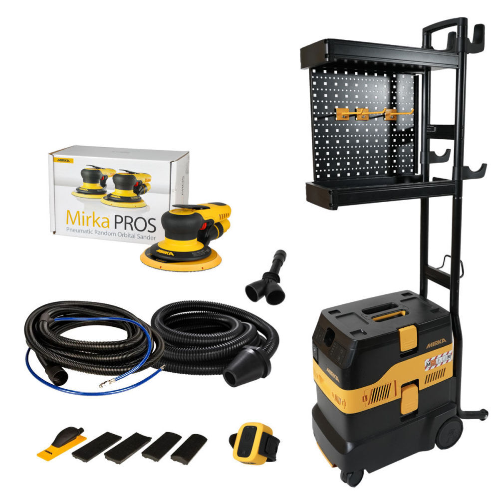 Mirka 6 Inch Dust-Free System PROS 650 5mm and DEXOS 1230 with WorkStation, large image number 1