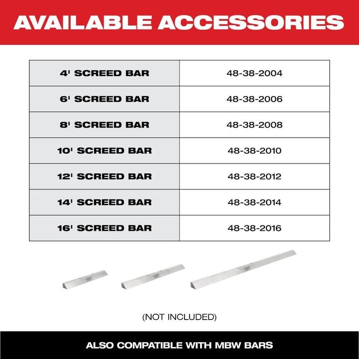 Milwaukee MX FUEL Vibratory Screed Kit, large image number 6