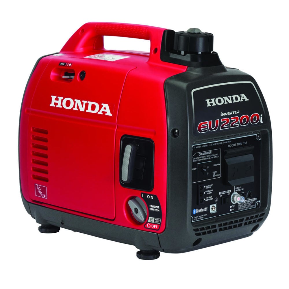 Honda 2, 200 Watt Gas Powered 49-State Portable Inverter Generator with CO-Minder – EU2200ITAN4