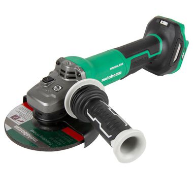 Metabo HPT 36V MultiVolt 6in Angle Grinder Paddle Switch Variable Speed Cordless (Bare Tool), large image number 4