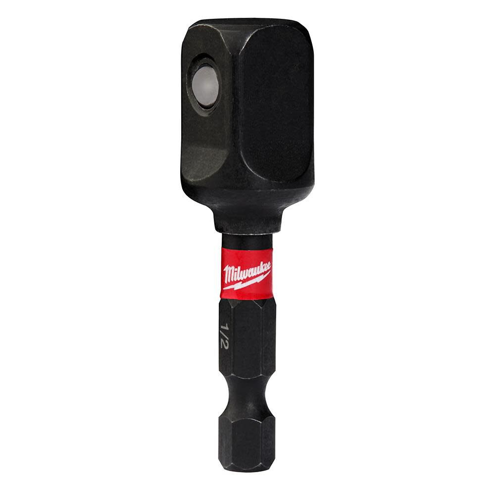 Milwaukee SHOCKWAVE Square Socket Adapter 1/4in Hex to 1/2in - 48-32-5034