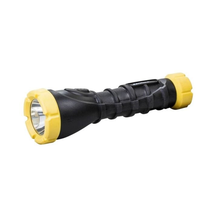 Dorcy 3AAA LED Rubber Flashlight Black & Yellow