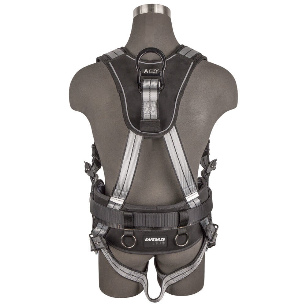 Safewaze PRO+ Slate Construction Harness: Alu 3D, Alu QC Chest, Alu FD, TB Legs, large image number 2