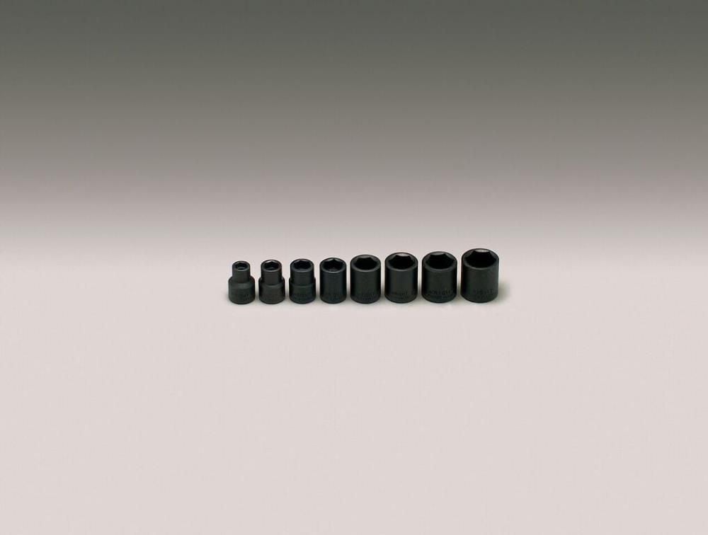 Wright Tool 3/8 In. Dr. 8 pc. Impact Socket Set 5/16 In. to 3/4 In., large image number 1