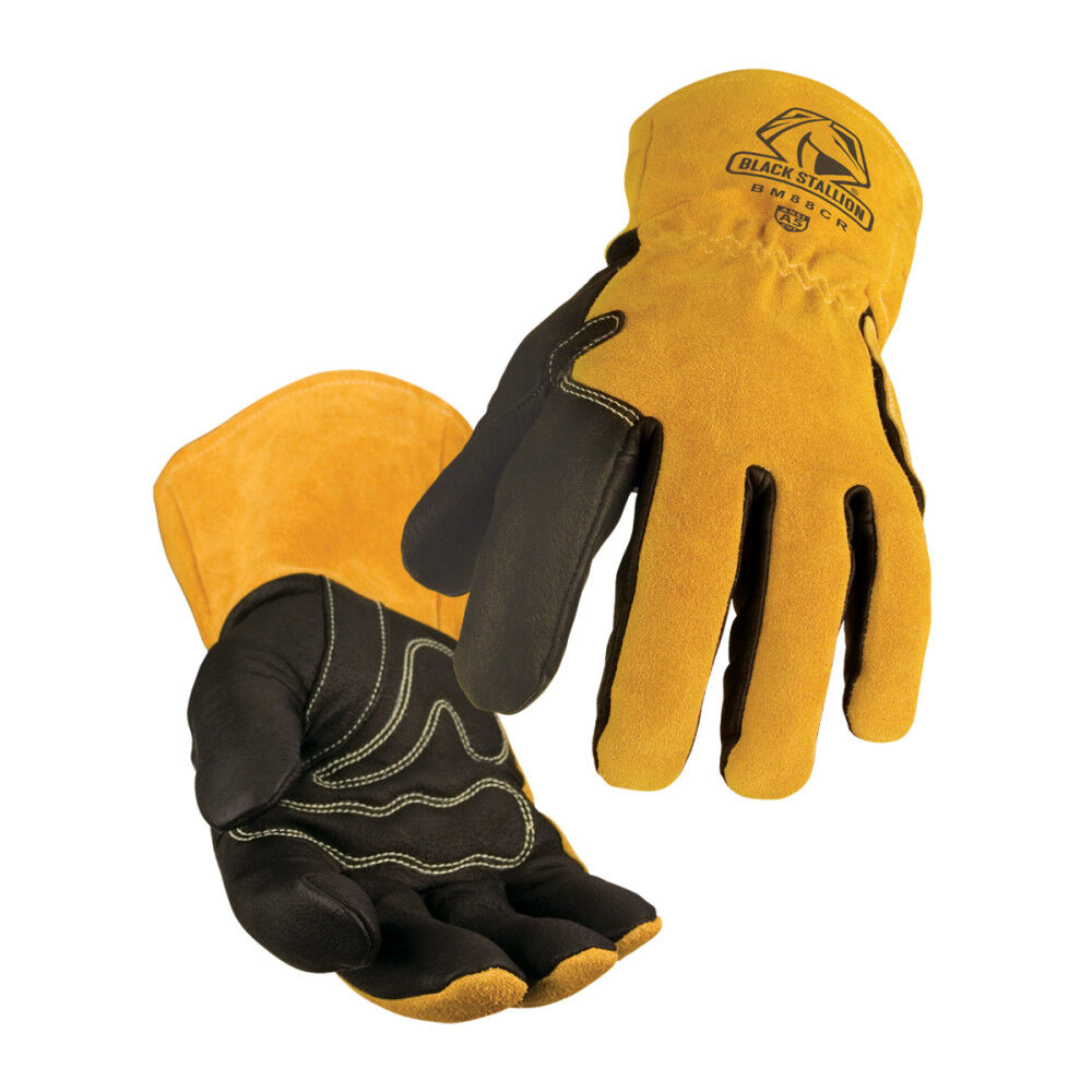 スケールモデル 新作 A5 Stallion Black Cut Large Gloves MIG Pigskin Resistant アクセサリー