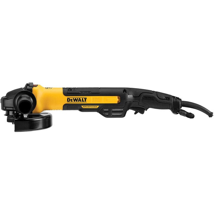 DEWALT 7in Small Angle Grinder Rat Tail with Kickback Brake No Lock On