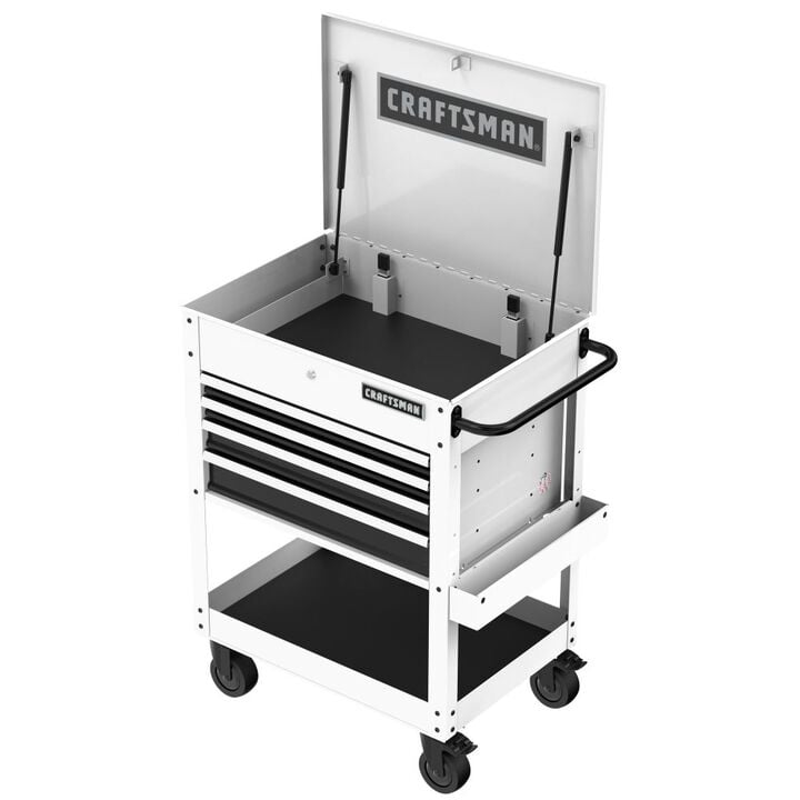 CRAFTSMAN Rolling Tool Cabinet, White, large image number 6